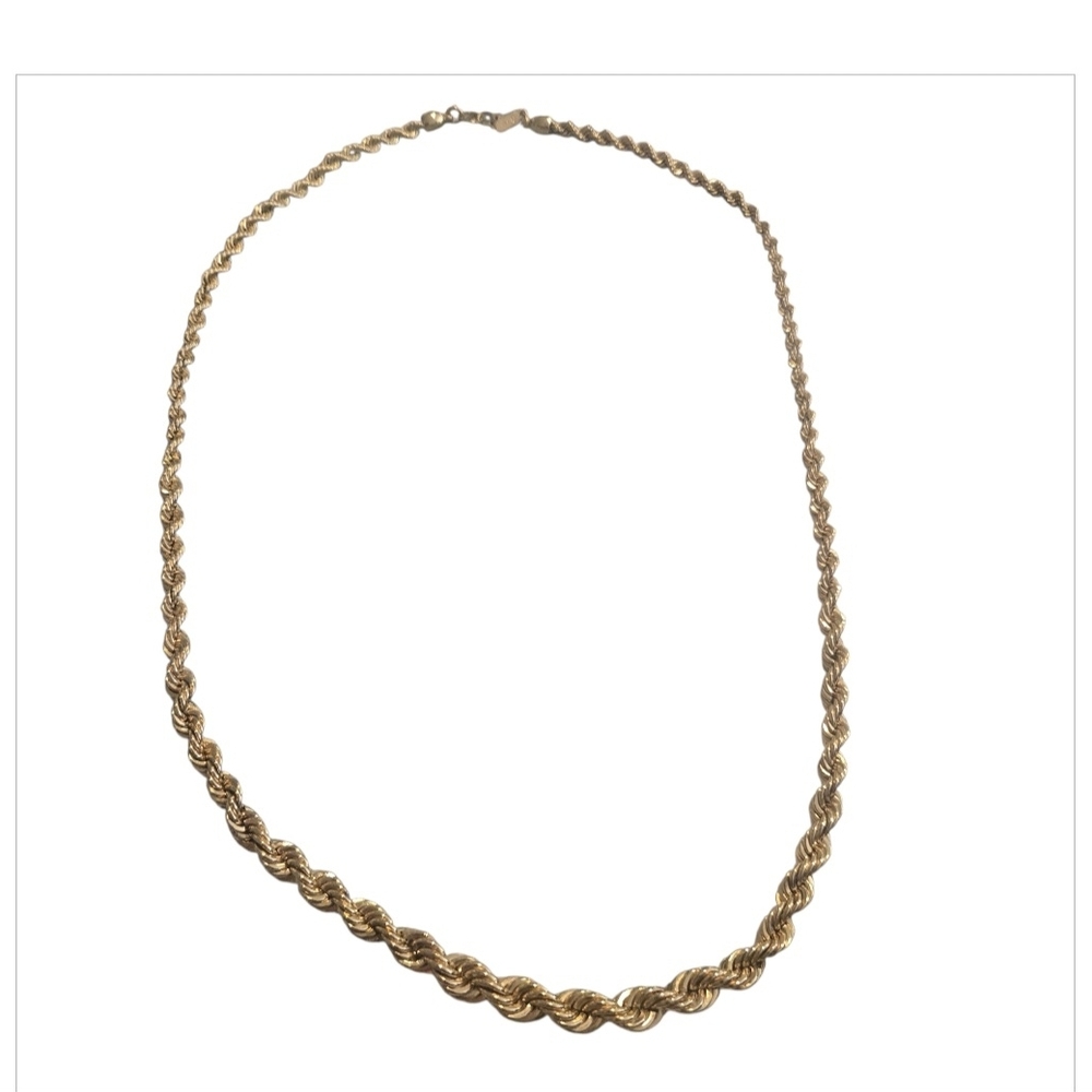 Moner Elegant Gold Rope Chain Necklace